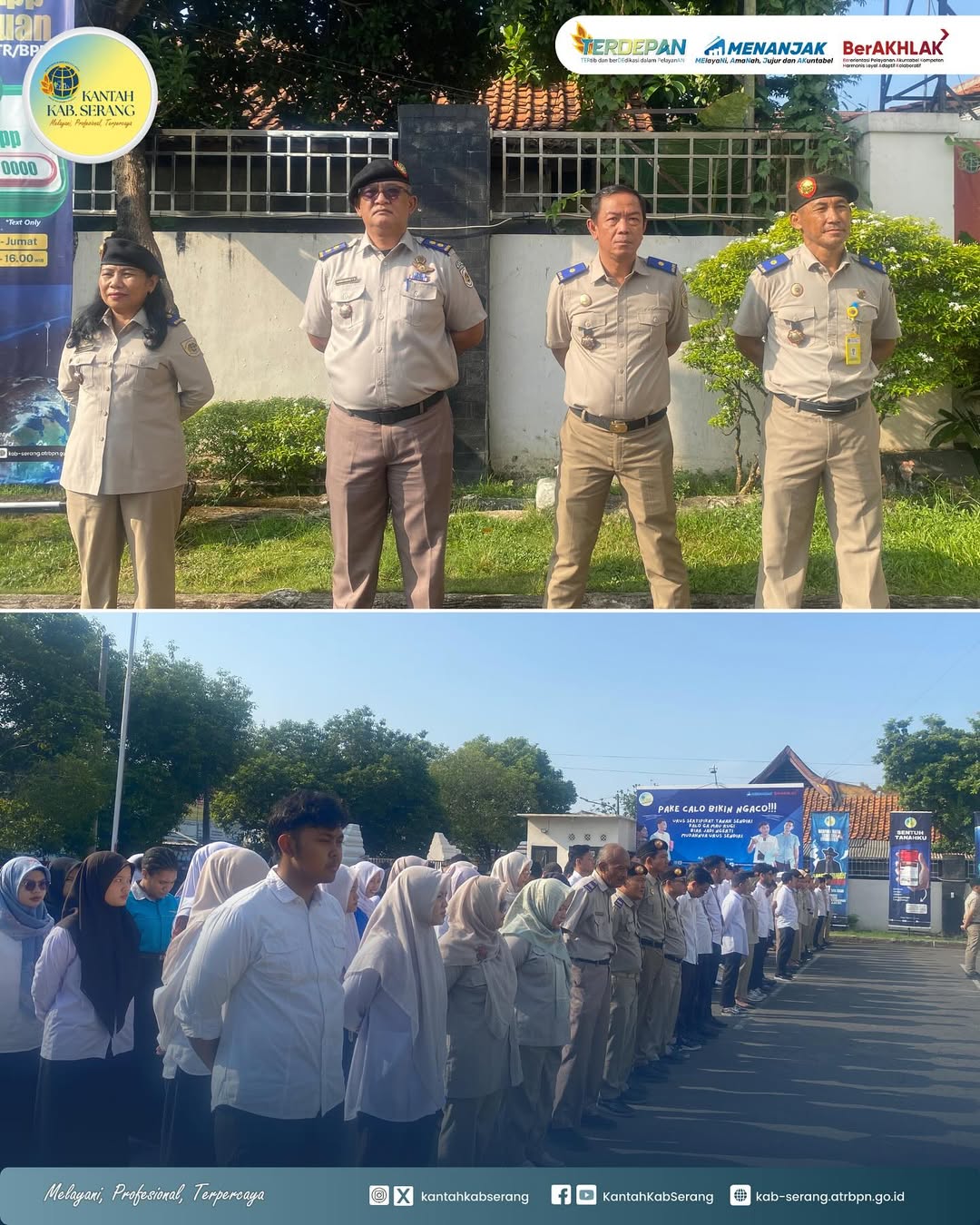 upaya penegakan disiplin dan kekompakan pegawai. pentingnya menjaga kedisiplinan dalam menjalankan tugas sehari-hari