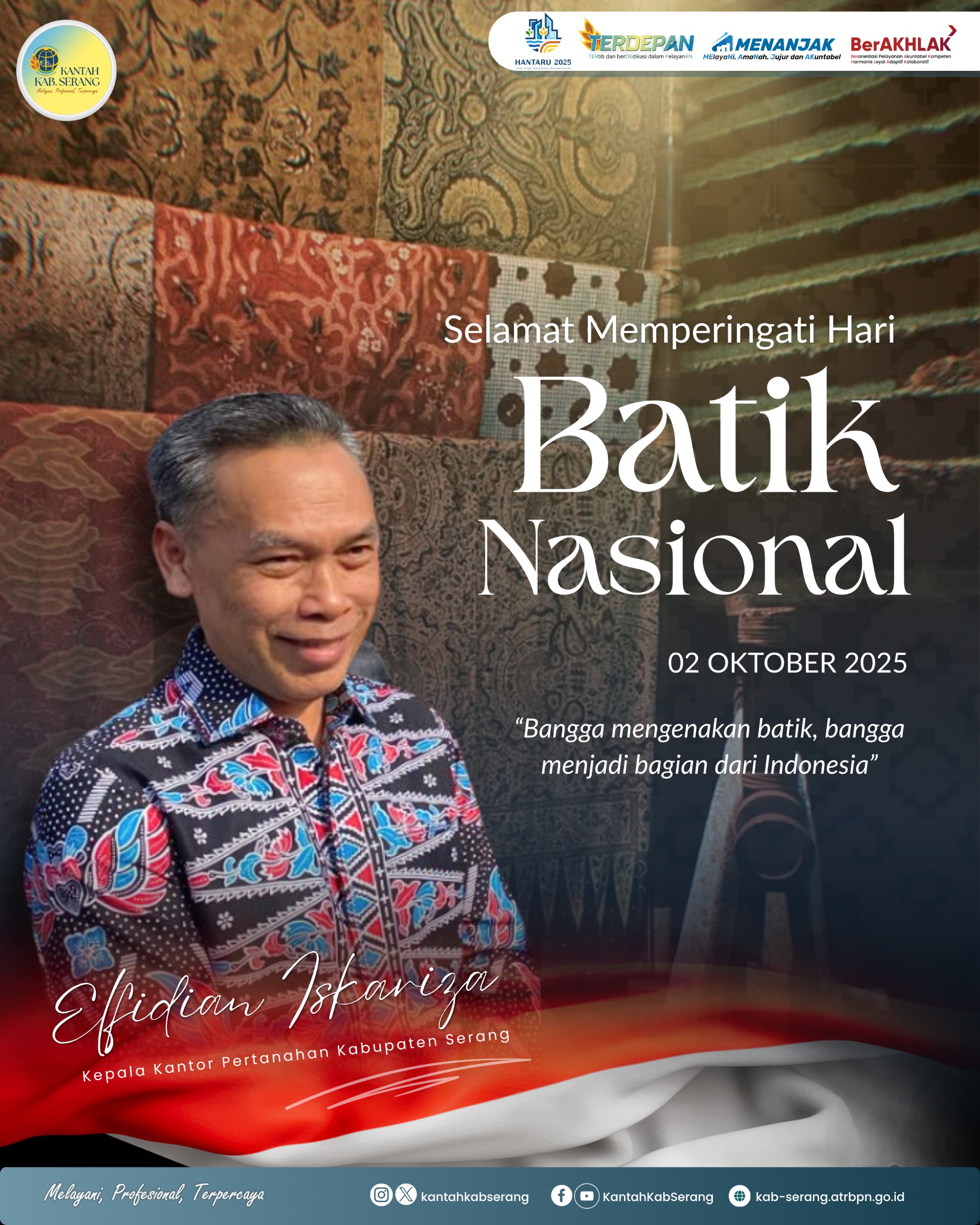 Selamat memperingati Hari Batik Nasional Tahun 2025