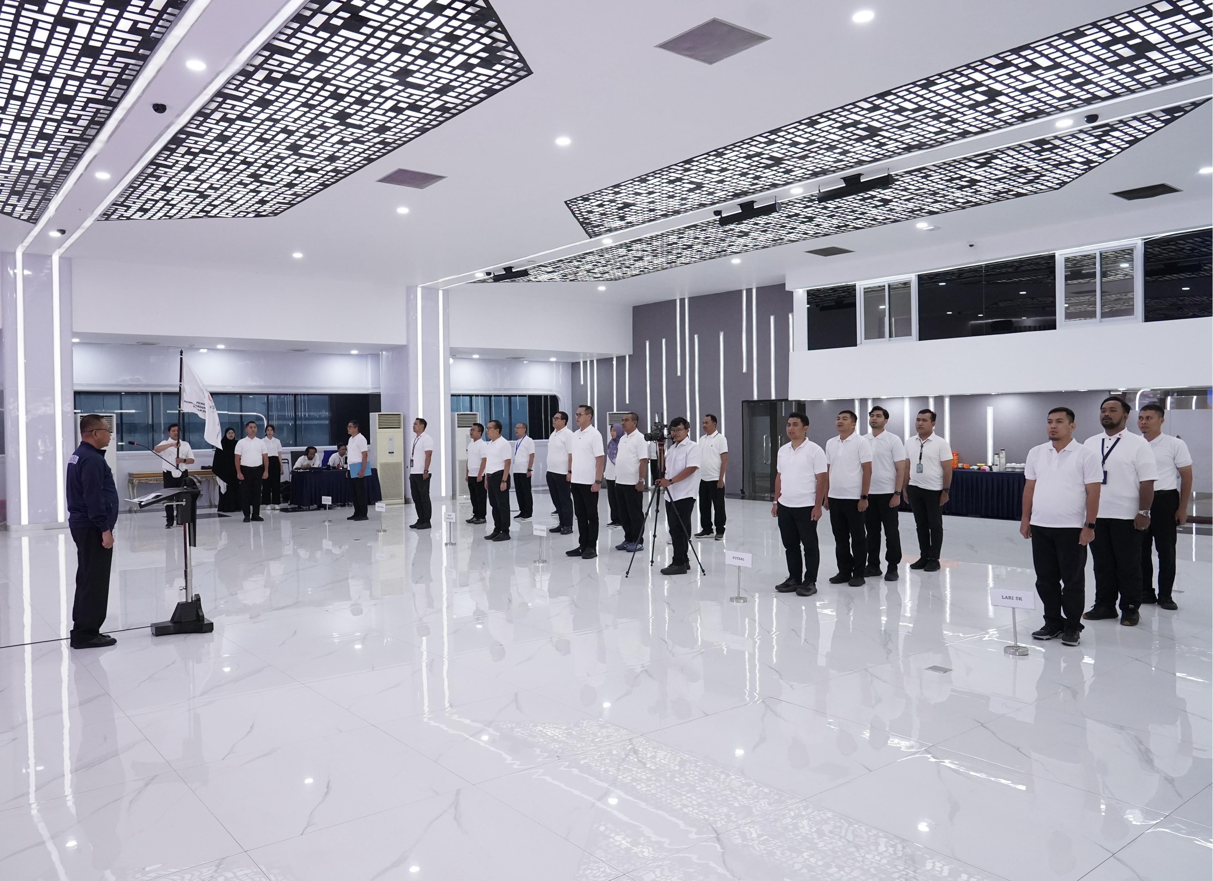 Kontingen Kementerian ATR/BPN Siap Bertanding di 7 Cabang Olahraga PORNAS XVII KORPRI 2025