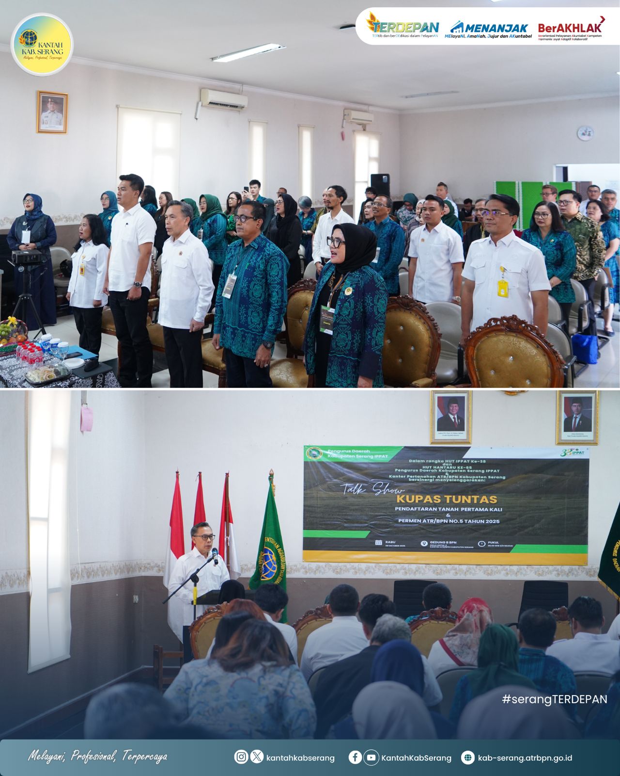 Talkshow bertajuk “Kupas Tuntas Pendaftaran Tanah Pertama Kali”