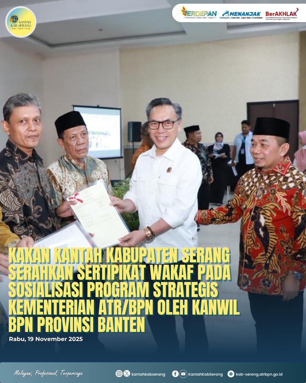 Sosialisasi Program Strategis Kementerian ATR/BPN 